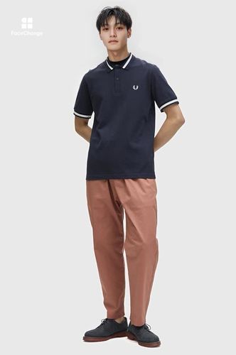 The Fred Perry Shirt - M2(36 157：BLACK / CHAMPAGNE): | FRED PERRY