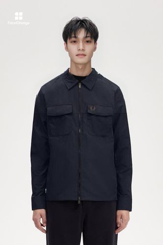 Zip Through Overshirt(L 236：BLACK): | FRED PERRY JAPAN | フレッド