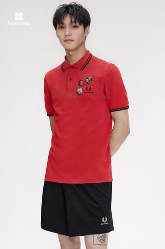 Kris Van Assche Fred Perry Shirt(S 45A：KVA RED): | FRED PERRY