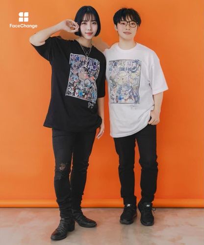 153626：カラフルパレット×ScoLarコラボTシャツの通販-ScoLar