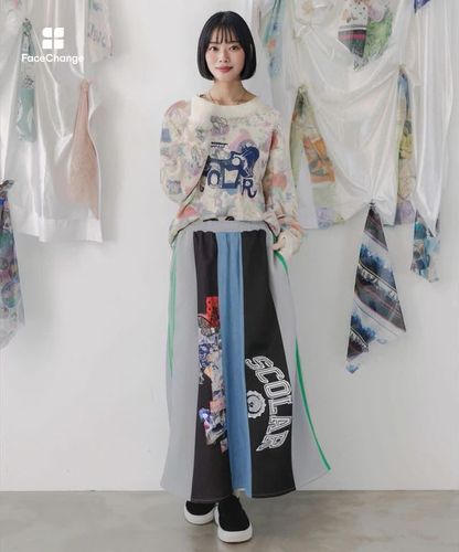 洋楽 SOLOC 153644：花と音楽のスウェットプルオーバーの通販-ScoLar