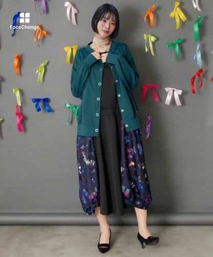 ニードルス 薄手カーディガン ペイズリー柄 蝶刺繍 153784：裾蝶刺繍2wayミニ裏毛カーディガンの通販-ScoLar