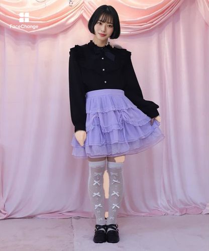 ドロスト×ティアードミニスカート | axes femme 公式オンライン