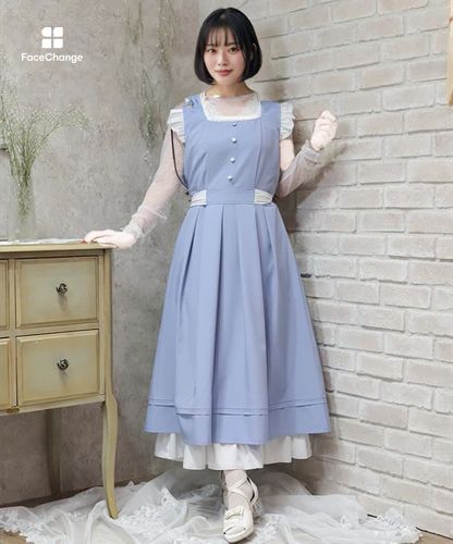 バイカラーフレアノースリワンピース【Web限定価格】 | axes femme