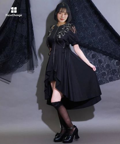 フィッシュテールフレアワンピース【二次予約】 | NIBBLE POISON