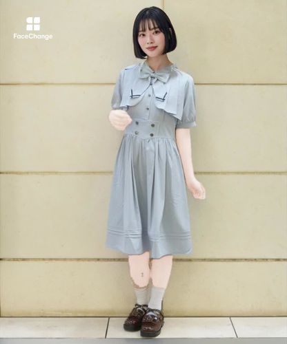 リボンセットフラシワンピース | axes femme 公式オンラインショップ