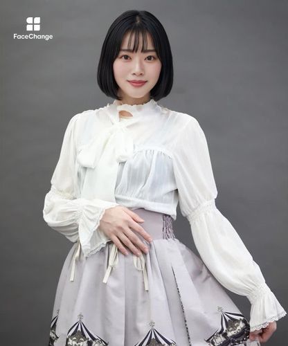 【さくら】プロポ　モノグラムボウタイブラウス NEOエグゼの印象を決める「ボウタイブラウス」】この一枚で、洗練も