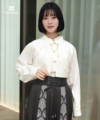 チェーン付オーバーブラウス【期間限定価格】 | axes femme 公式 