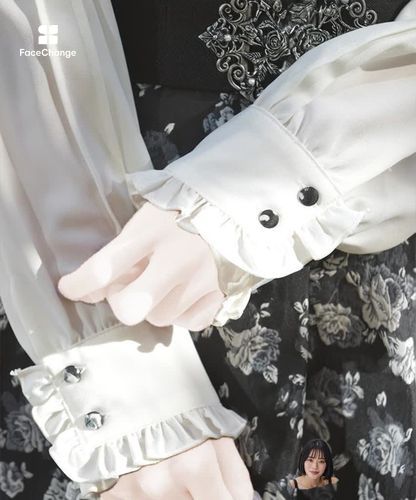 ジャカードリボン付ブラウス | axes femme online shop