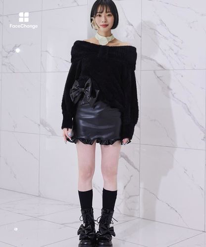 ビッグリボンオフショルワンピース【期間限定価格】【2点10％・3点15