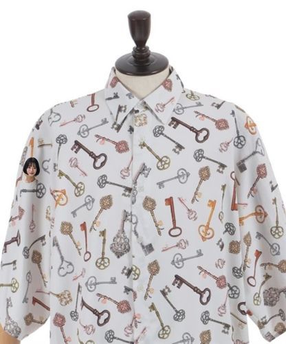 古鍵柄アロハシャツ | axes femme 公式オンラインショップ｜アクシーズ