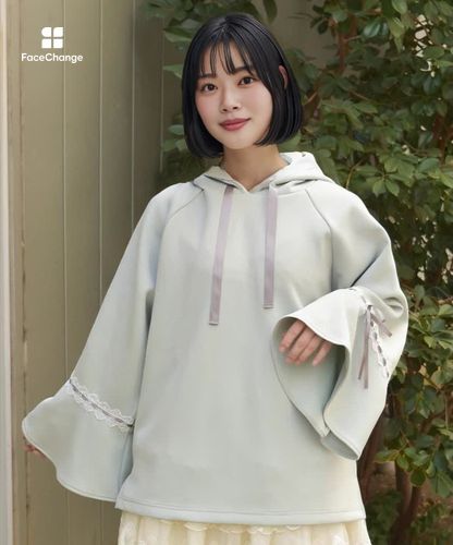 花粉ガードポンチョ風プルオーバー【期間限定価格】 | axes femme 公式