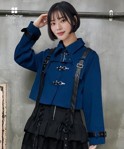 ハーネスショートコート | axes femme online shop