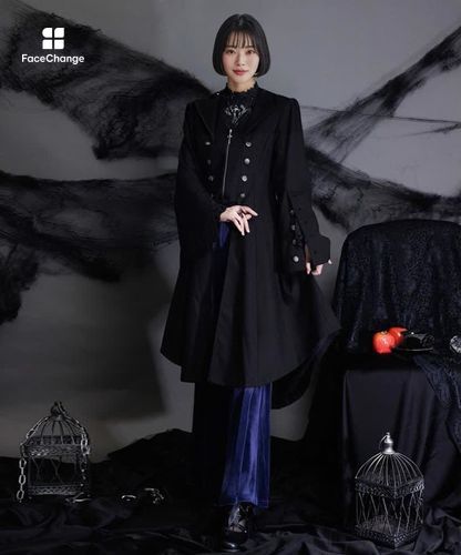 テーラー襟ロングコート | axes femme online shop