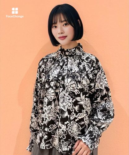 花柄プルオーバー | purple label -outlet- | axes femme 公式