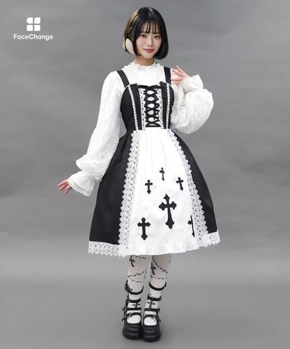 クロスモチーフジャンスカ クロスモチーフジャンスカ | axes femme online shop