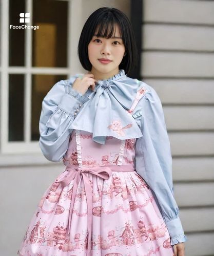 スプーン持ちのクマさんブラウス | axes femme online shop