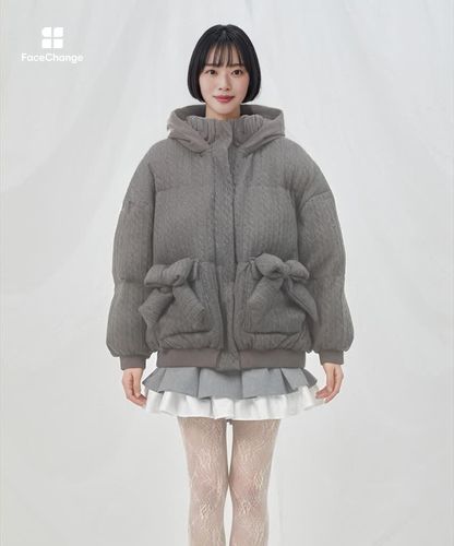 ボリュームリボンニットダウン【期間限定価格】 | Fickle Bebe