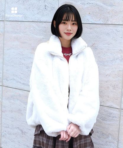 最終価格♡ketty♡ラビットファーコート 新品タグ付き 新品タグ付き】WHITE LABEL♡ラビットファーコート 襟付き - メルカリ