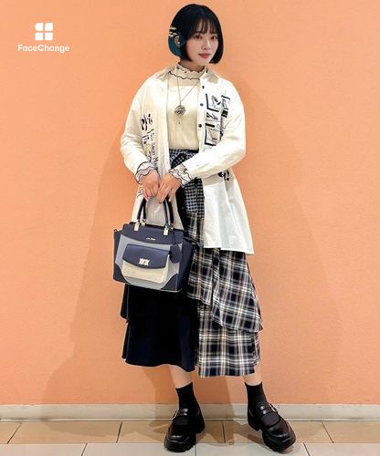 LGBトラプリント 半袖チュニック ブラック プリントチュニック丈ブラウス【期間限定価格】【2点10％・3点15％対象