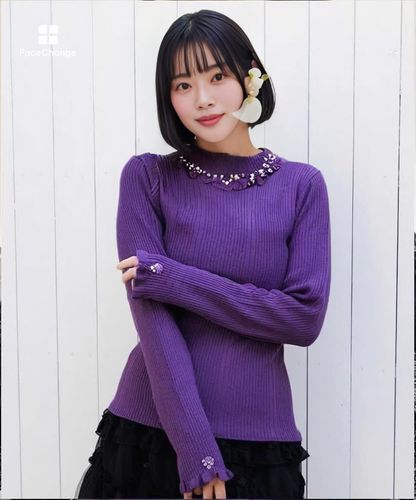バラボトルネックリブニット | 大人衣料 | axes femme 公式オンライン