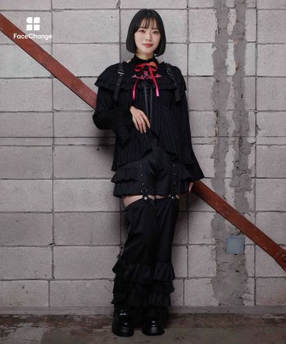 フリルレッグカバー付パンツ【2点10％・3点15％対象】 | NIBBLE POISON