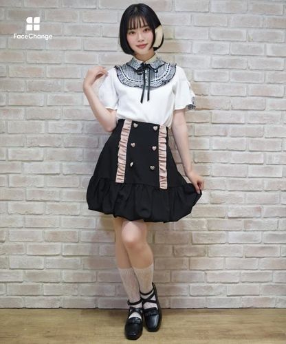 ハイウエストバルーンミニスカート | axes femme 公式オンライン