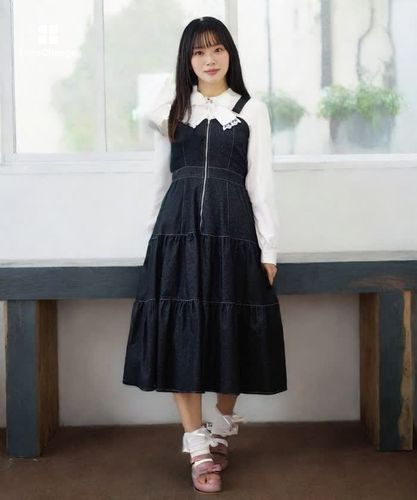 ティアードロングワンピース | axes femme online shop