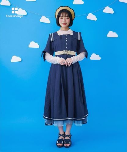セーラーカラーマリンワンピース | axes femme 公式オンラインショップ