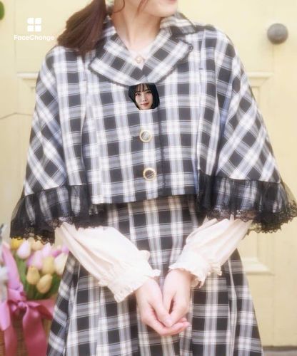 A-K-R-I-S- フリルケープ レースフリルケープジャケット | axes femme 公式オンラインショップ