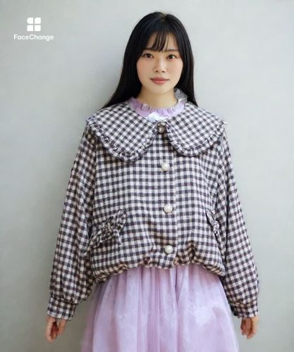 ビッグ衿バルーン起毛ブルゾン【ランク別お値下げ対象商品