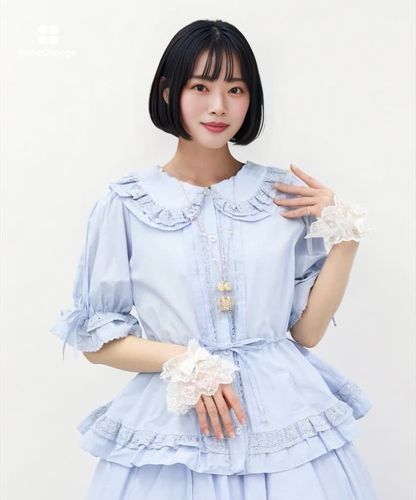 クラシックコットンブラウス | Chalmiere | axes femme onlineshop