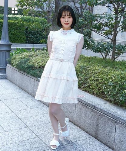 SN60 G② 未使用 アクシーズ ファム 装飾 ビッグリボン タンクトップ M ローズ×リボン装飾切替タンク【二次予約】 | axes femme 公式