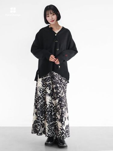 レオパードプリントフレアスカート - Vin - Vin｜YAMADAYA STORE