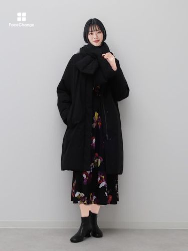 マフラー付きダウンロングコート - Aga - Aga｜YAMADAYA STORE