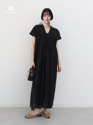 シアーシルキーローンワンピース - Aga - Aga｜YAMADAYA STORE