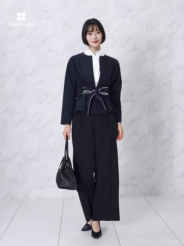 ネジリネックスタンドカラーブラウス - FENNEL - FENNEL｜YAMADAYA STORE