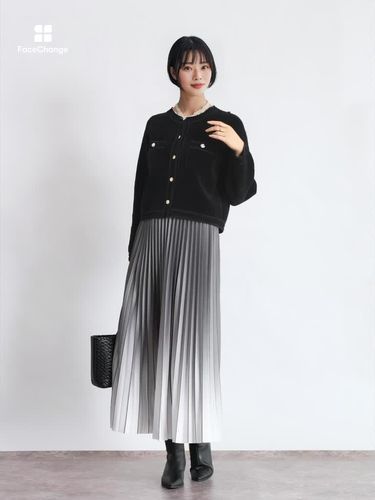 グラデーションプリーツスカート - FENNEL - FENNEL｜YAMADAYA STORE