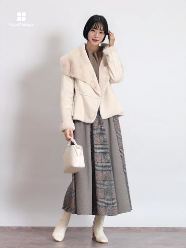 グレンチェックフレアスカート - FENNEL - FENNEL｜YAMADAYA STORE