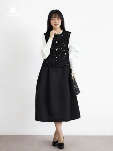 ドットツイードショートジレ - FENNEL - FENNEL｜YAMADAYA STORE