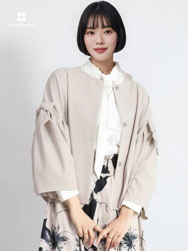 リボンアームノーカラージャケット - FENNEL - FENNEL｜YAMADAYA STORE