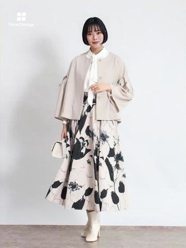 リボンアームノーカラージャケット - FENNEL - FENNEL｜YAMADAYA STORE