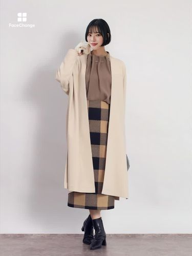 パイピングデザインリバーシブルコート - FENNEL - FENNEL｜YAMADAYA STORE