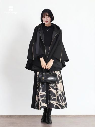 スカーフプリントドッキングワンピース - FENNEL - FENNEL｜YAMADAYA STORE