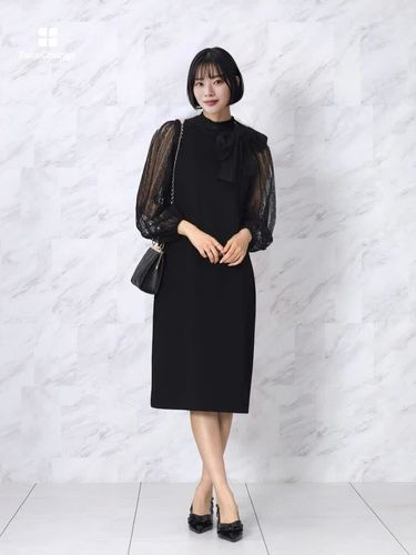 ビッグリボンレーススリーブワンピース - FENNEL - FENNEL｜YAMADAYA STORE