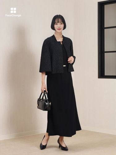 ベルト付きVネックドレープワンピース - FENNEL - FENNEL｜YAMADAYA STORE