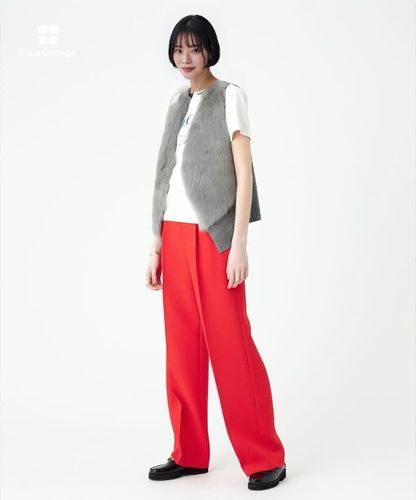 フェイクファードッキングショートジレ|allureville OFFICIAL SITE