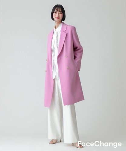 ダブルクロスチェスターコート|allureville OFFICIAL SITE / ONLINE