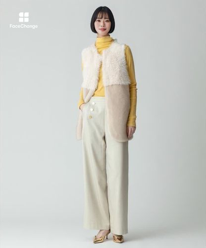 フェイクファーコンビニットジレ|allureville OFFICIAL SITE / ONLINE