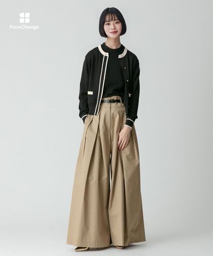 配色ポケットクルーカーディガン|allureville OFFICIAL SITE / ONLINE